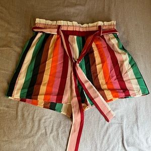 Multicolor Parachute Shorts